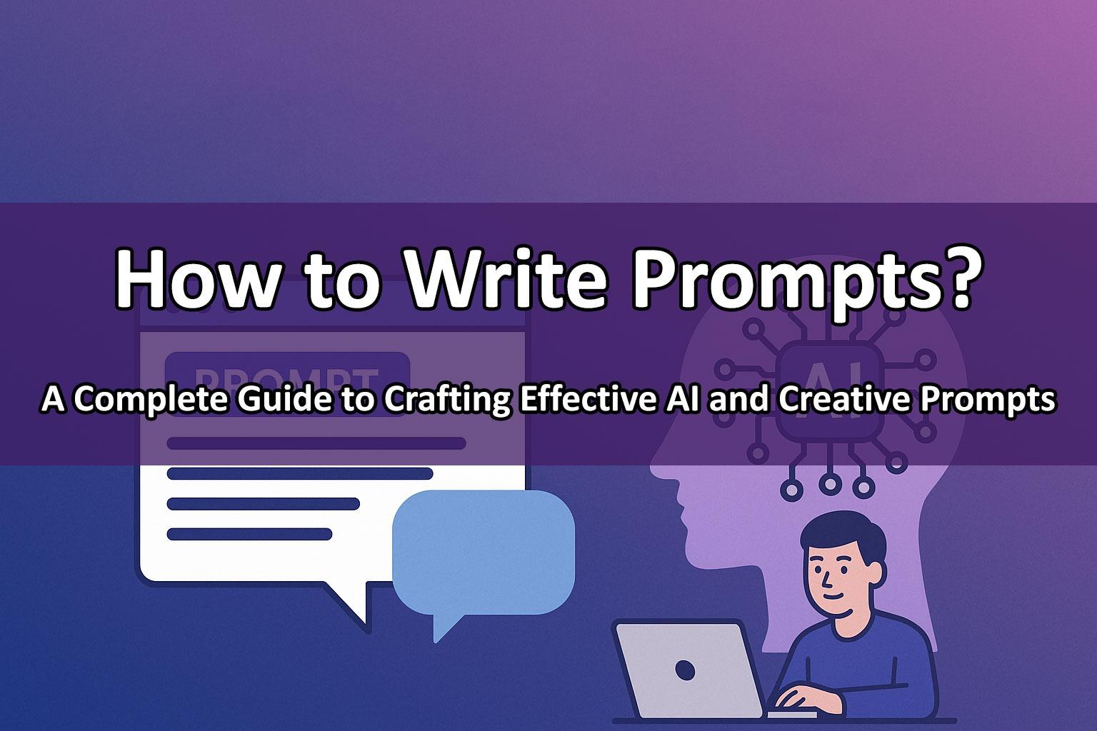 How to Write Prompts: A Complete Guide to Crafting Effective AI and Creative Prompts