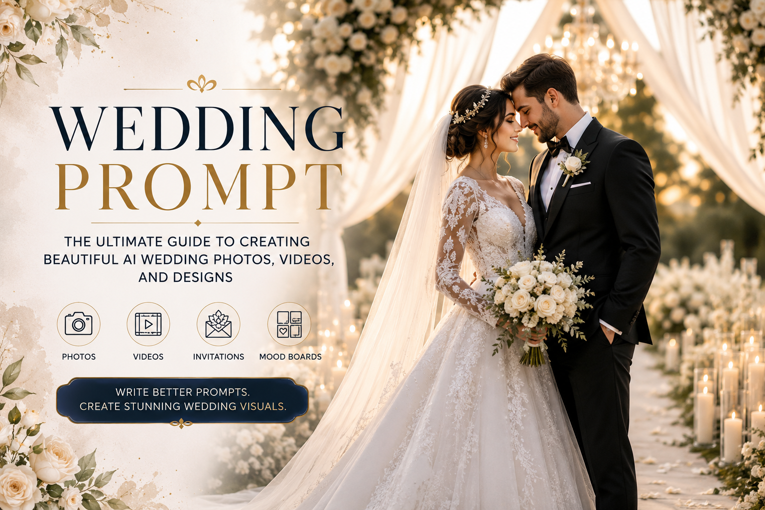 Wedding Prompt: The Ultimate Guide to Creating Beautiful AI Wedding Photos, Videos, and Designs